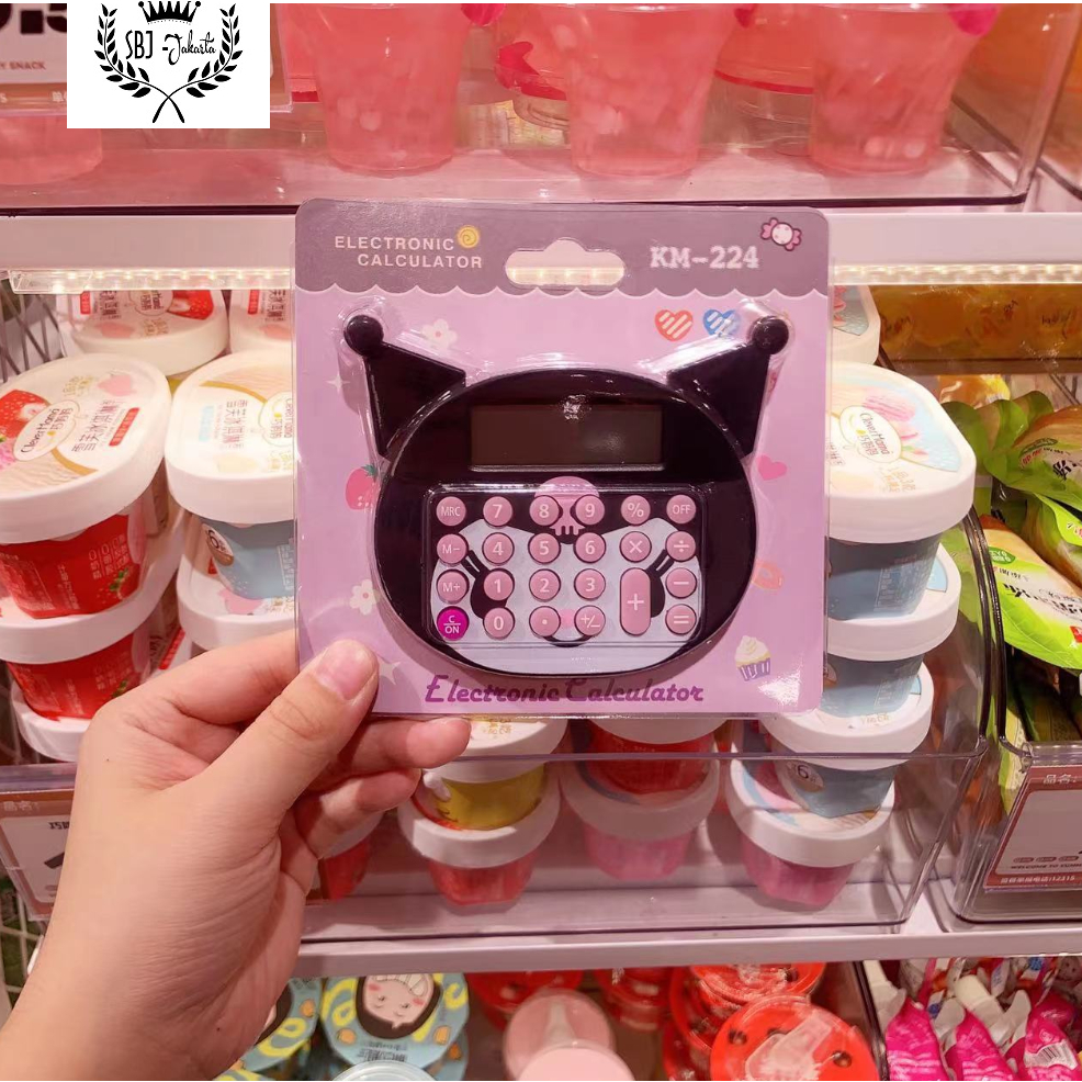 

Kalkulator 8 digit sanrio kuromi portable lucu hadiah gift anak pelajar calculator sanrio