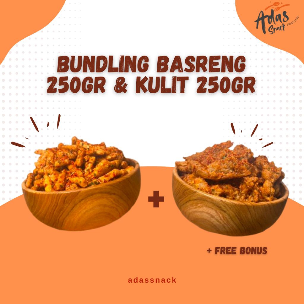 

PROMO PAYDAY SALE !!! BASRENG & KULIT 250GR BUY 2 GET 1 - ADASSNACK