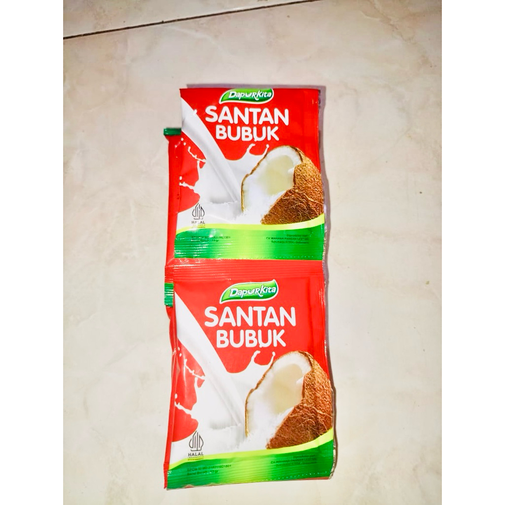 

Santan bubuk dapur kita 1 renceng