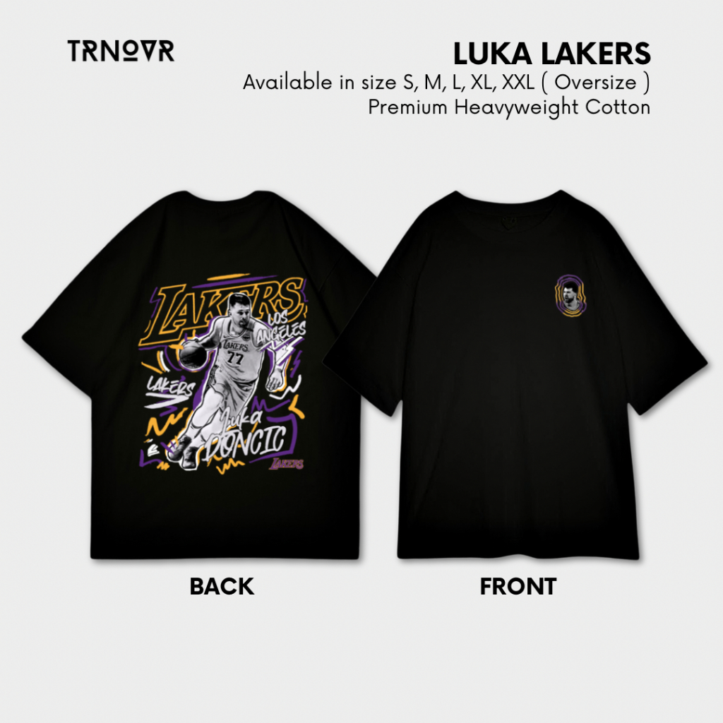 ORI TRNOVR Kaos Oversize | Luka Lakers