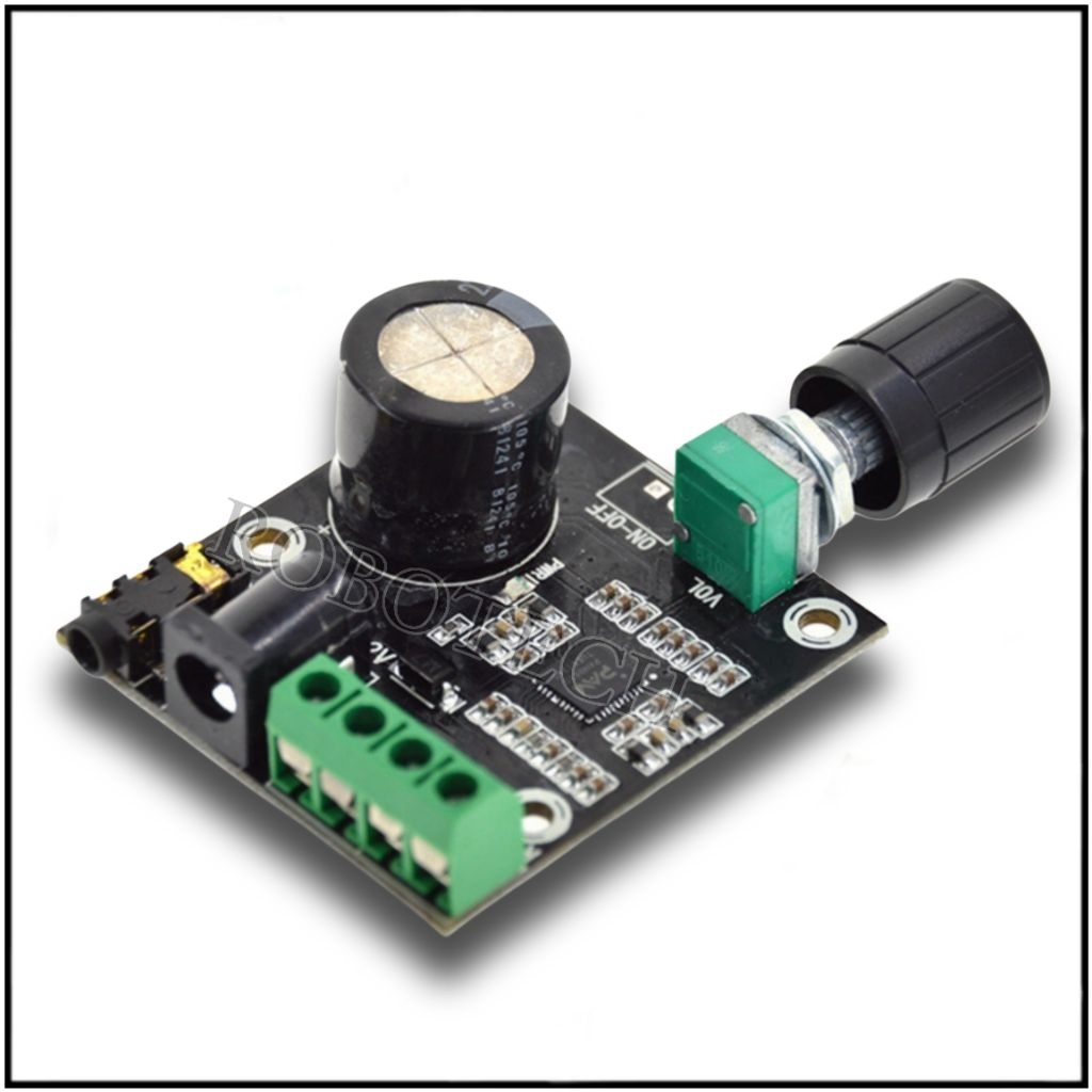 Keka'Store Pam8610 + Potensiometer Amplifier 2X15W Class D 7-15V Dc (Optimal 12V Dc) Hddigital Hi-Fi