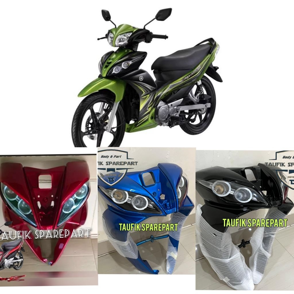 KAP DEPAN TAMENG PLUS LAMPU SEIN JUPITER Z ROBOT 2010 2011