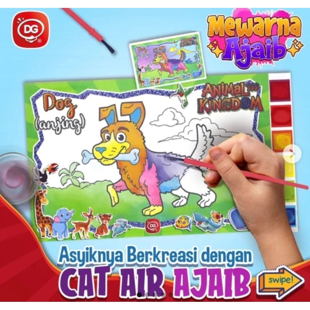 

(DG)Mewarnai Ajaib Cat air ukuran besar
