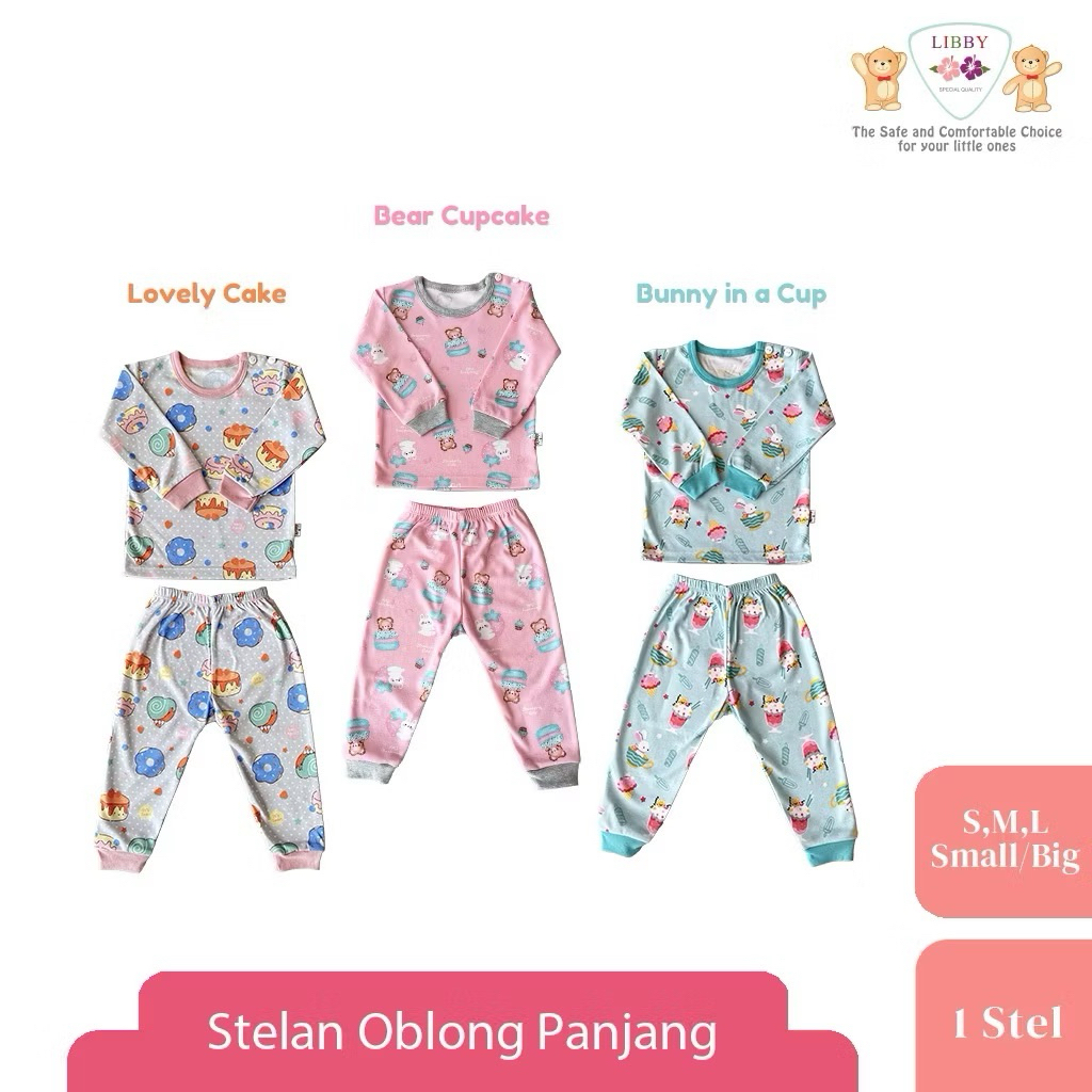 LIBBY LOVELY CAKE - SETELAN PANJANG LIBBY - SETELAN PENDEK LIBBY - SETELAN PENDEK CELANA PANJANG