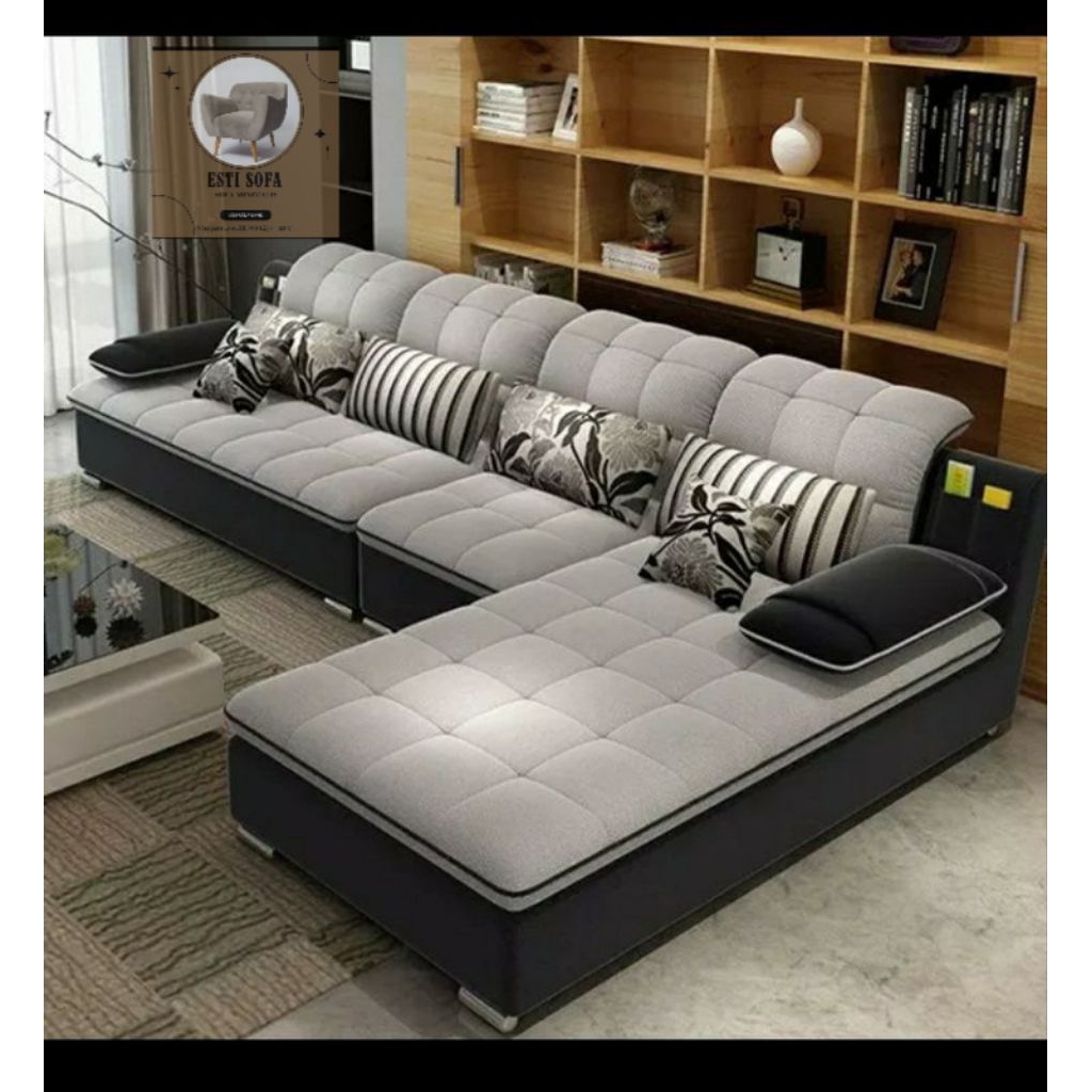 FRE BANTAL sofa ruang tamu minimalis sofa letter L sofa ruang tamu aesthetic sofa kursi tamu kekinia