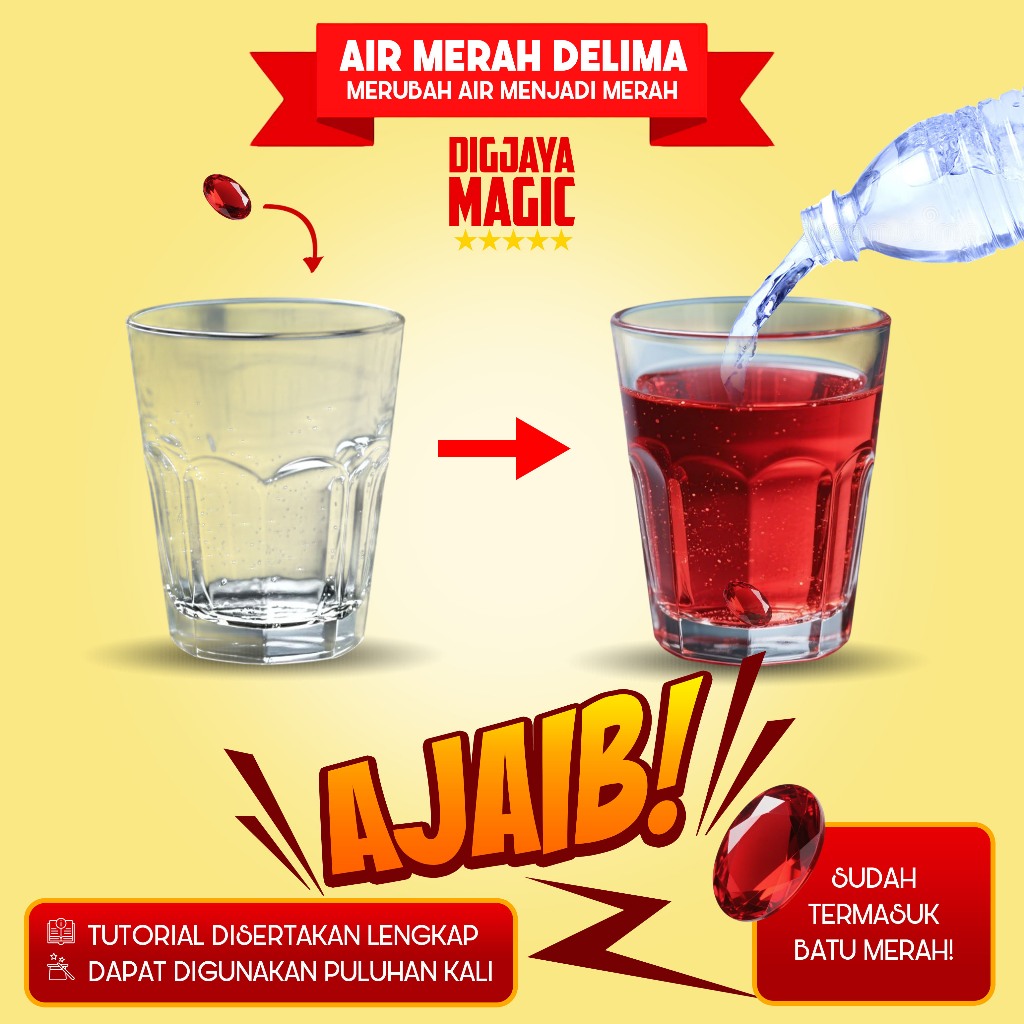 ALAT SULAP AIR MERAH DELIMA - DIGJAYA MAGIC