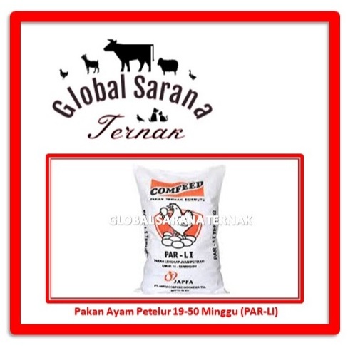 Pakan Ayam Petelur 19-50 minggu (PAR-LI) 1/2 Karung atau 1 Karung