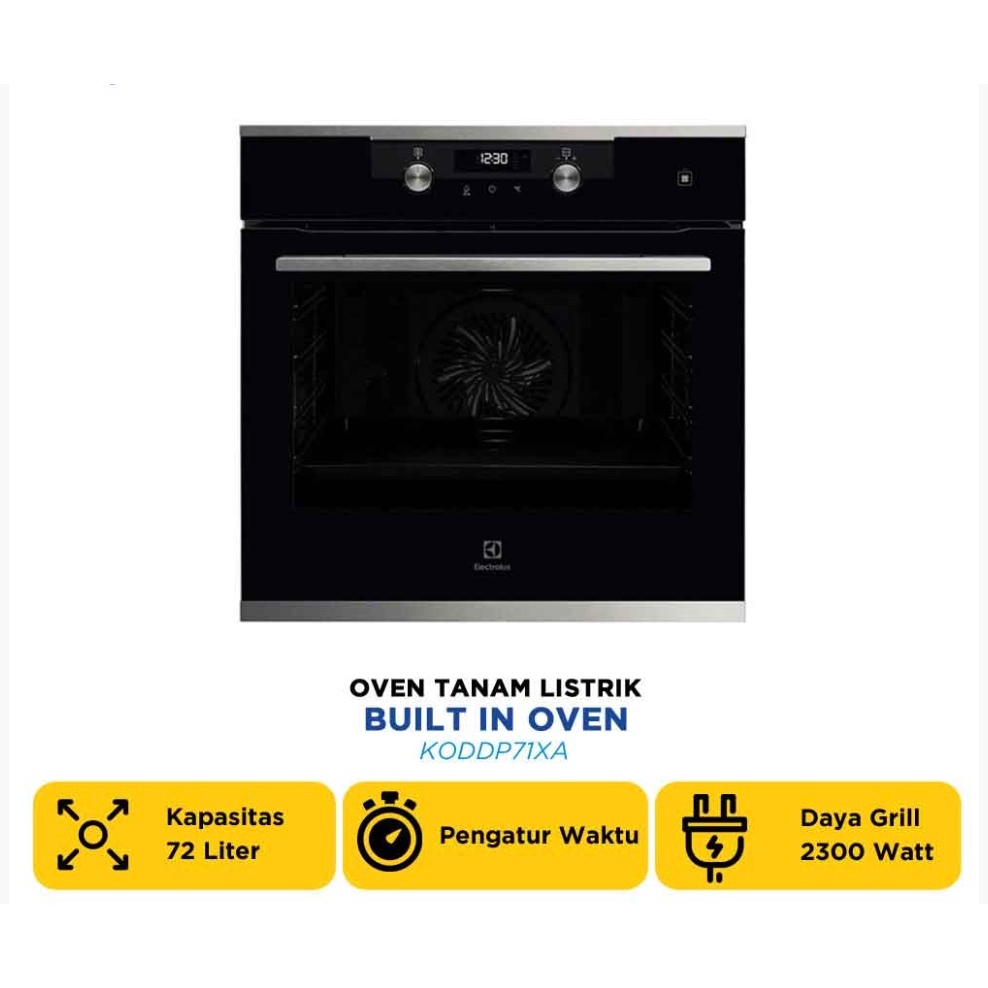 ELECTROLUX OVEN TANAM BUILT IN OVEN KODDP71XA