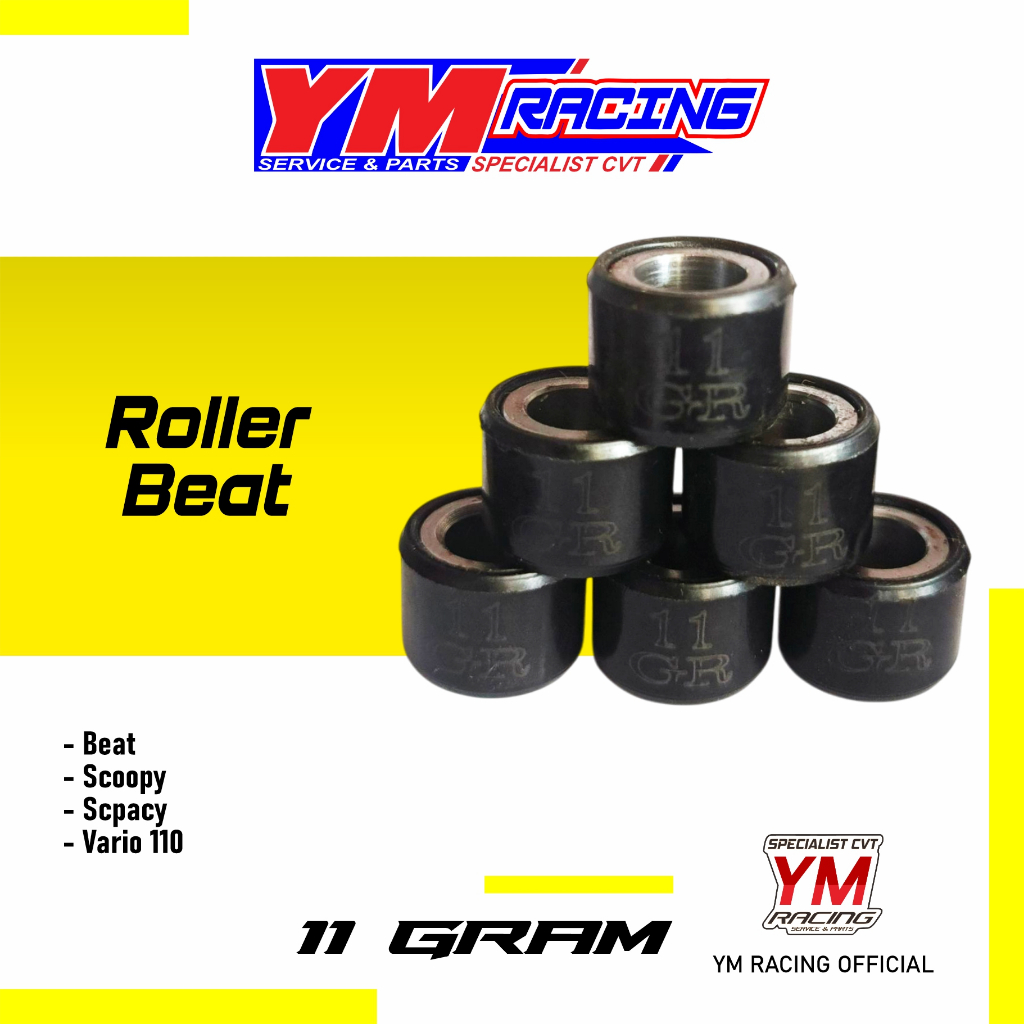 ROLLER BEAT FI 11 GRAM 1 SET ISI 6 BUTIR / ROLLER 11 GRAM BEAT ESP | ROLLER 11 G SCOOPY FI/ESP ( ROL