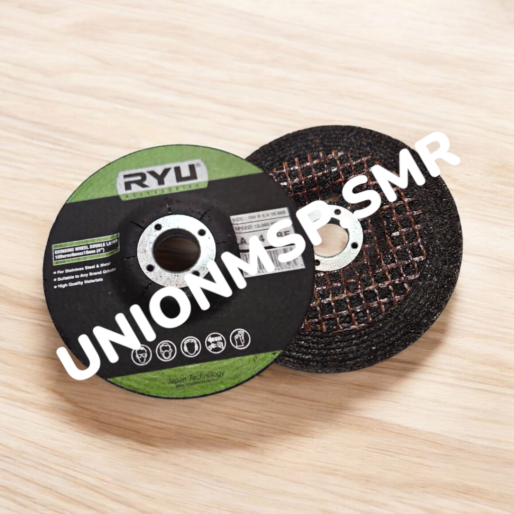 RYU Batu Gerinda Asah 4 Inch - Batu Gerinda 4 x 6 RYU ORIGINAL Untuk Mesin Gerinda Tangan