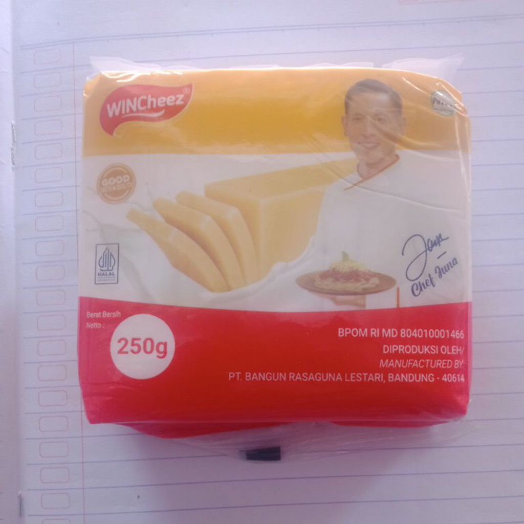 

Keju cheddar Wincheez 250gr