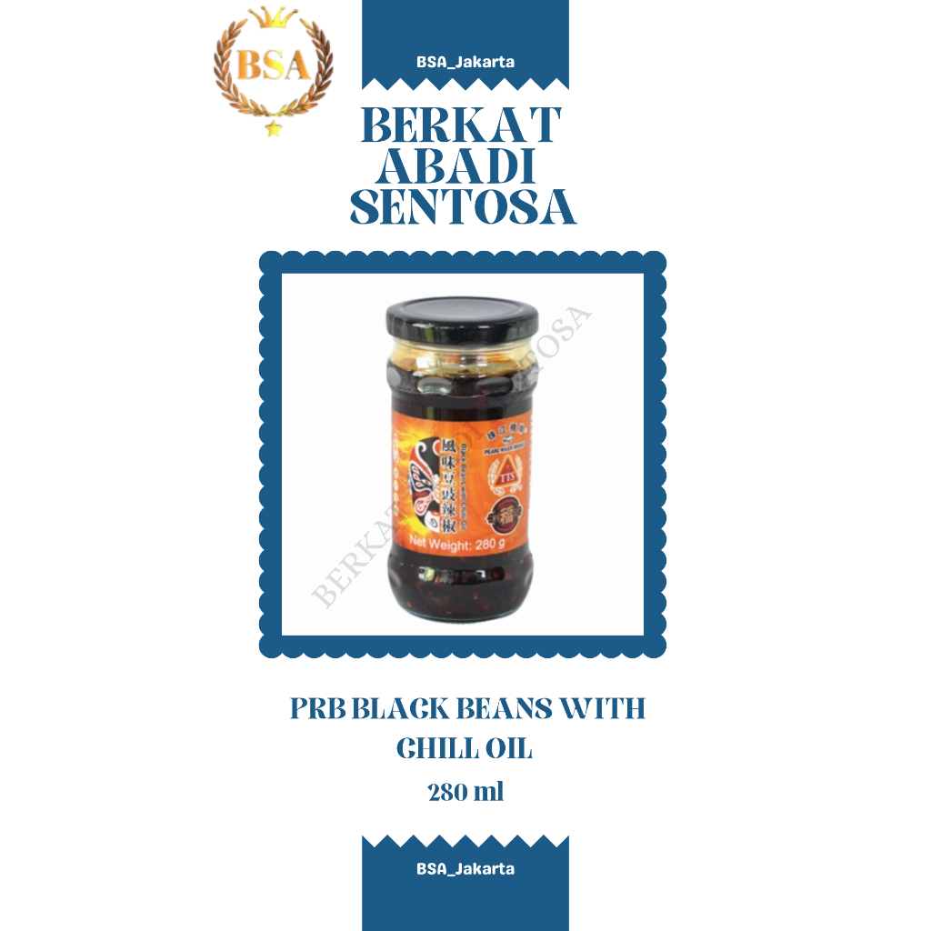 

PRB BLACK BEANS WITH CHILI OIL ( 280 GR)