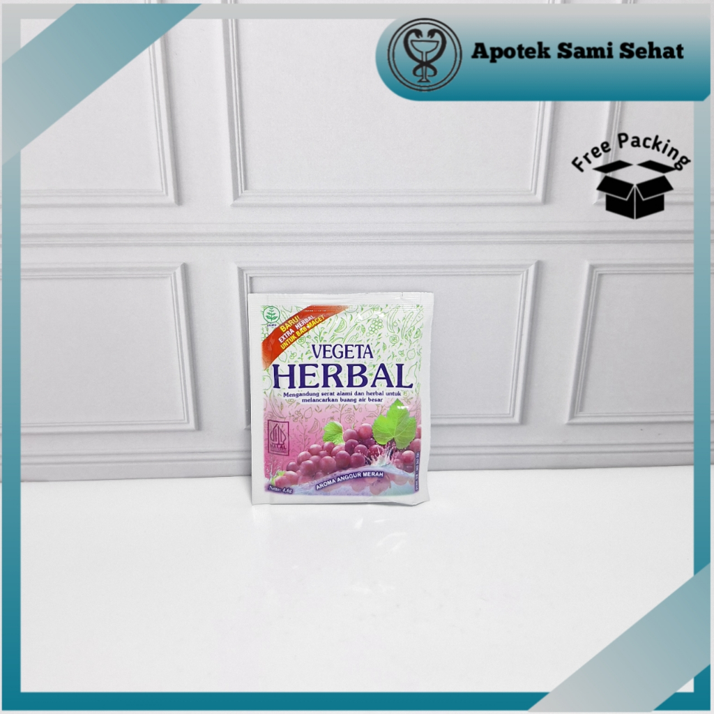 

1 SACHET VEGETA HERBAL AROMA ANGGUR MERAH