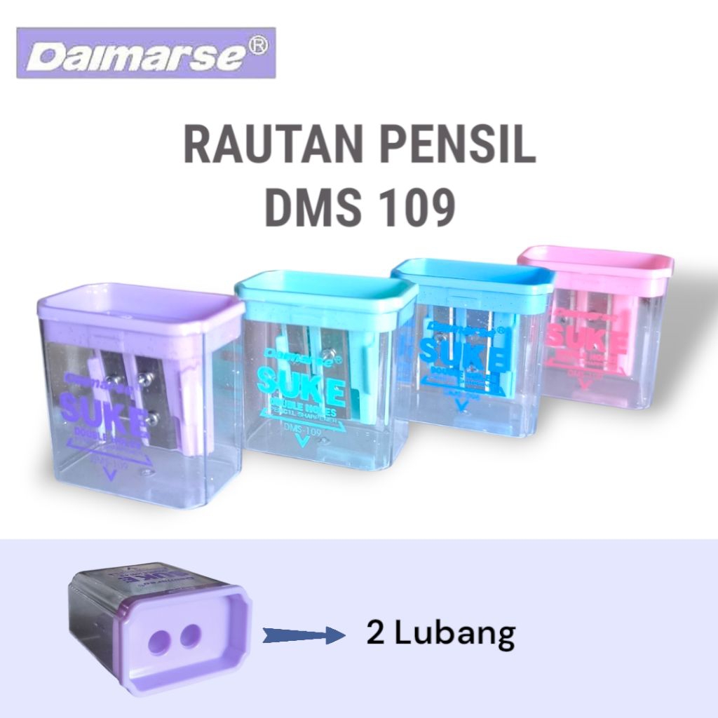 

RAUTAN PENSIL DAIMARSE 2 LUBANG DMS 109 (PCS)