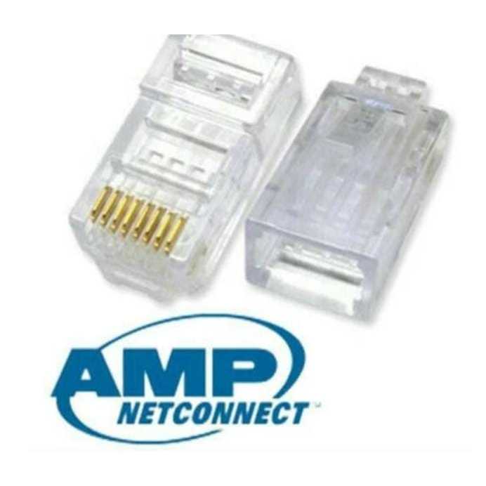 RF5509 jack rj 45 rj45 amp 1pack isi 50 asli by PCM LTC GLODOK