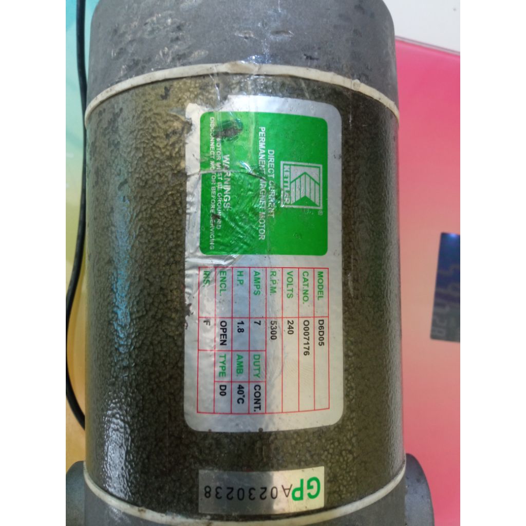 Generator listrik DC 500watt 180-220Volt