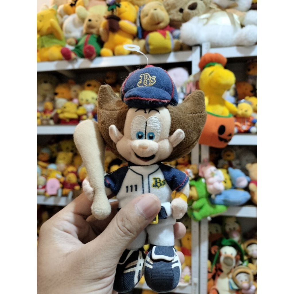 boneka pemain baseball neppie maskot tim bisbol Orix Buffaloes dari Jepang ganci brand susumu Matsus