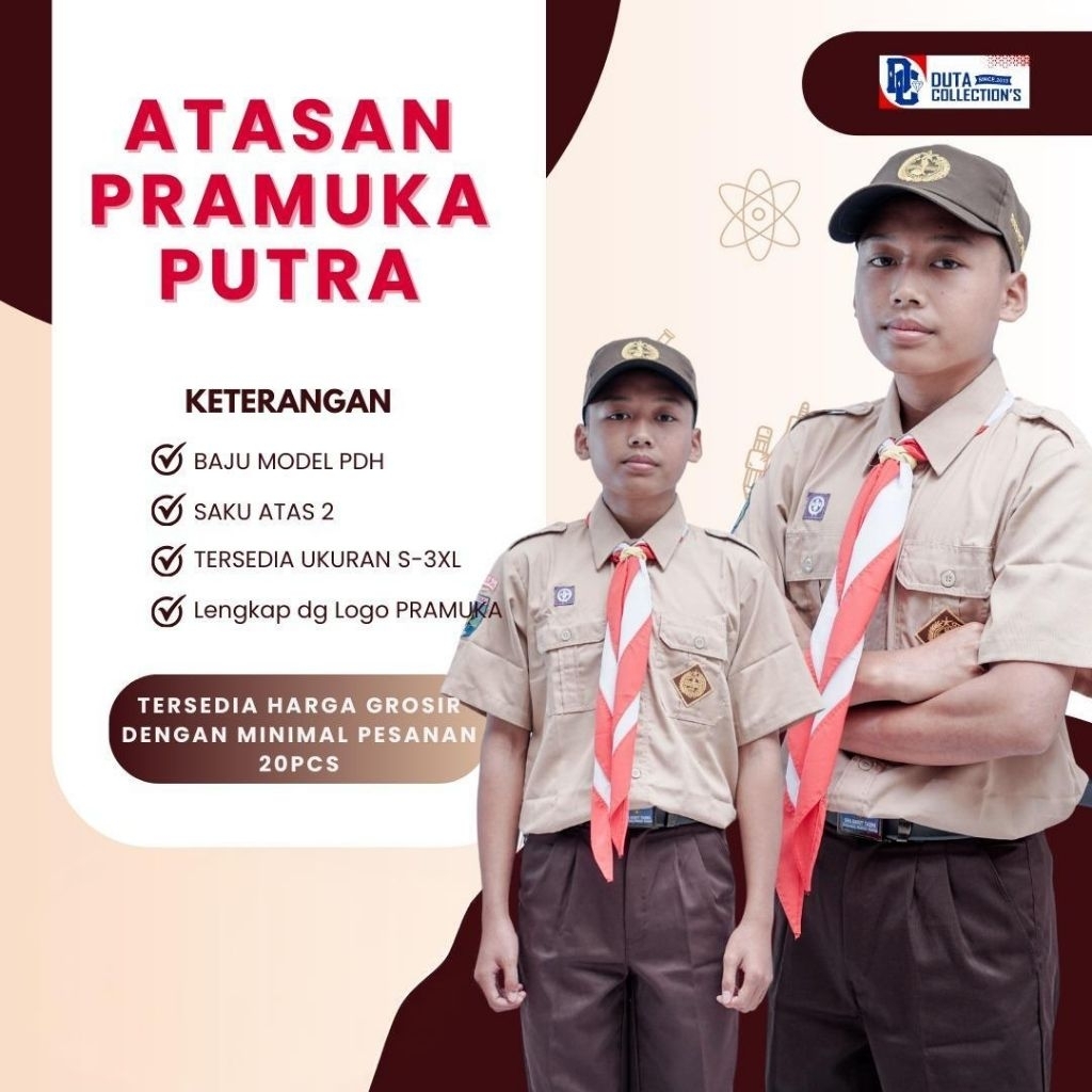 Atasan Pramuka Laki-laki (SMP-SMA), Pramuka Putra, Seragam Pramuka Cowo