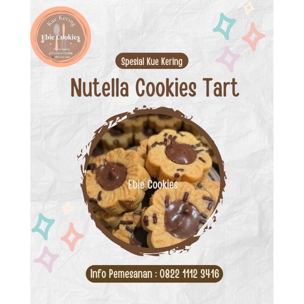 

Nutella Cookies Tart by Ebiecookies