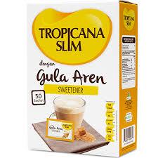 

TROPICANA SLIM SWEETENER GULA AREN (50sachet) - Pemanis untuk Bantu Batasi Gula/Gula Rendah Kalori/ Gula DIabet
