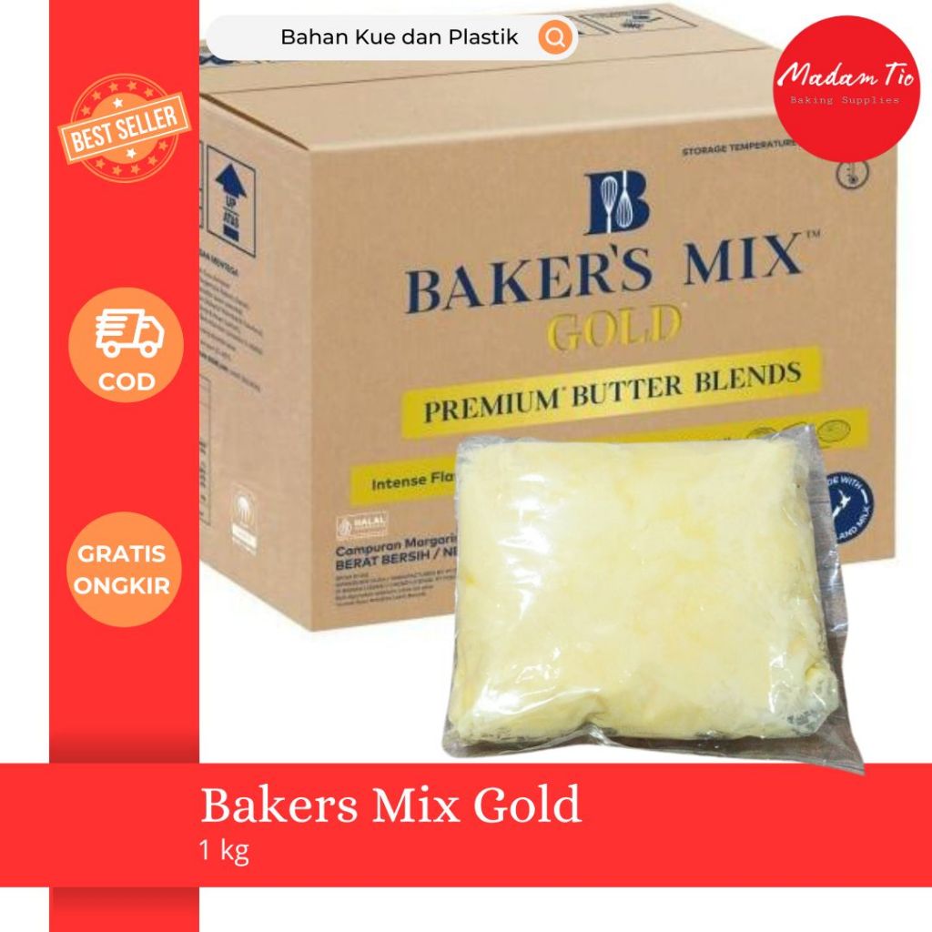 

Margarin Bakers Mix Gold 1kg Rpck