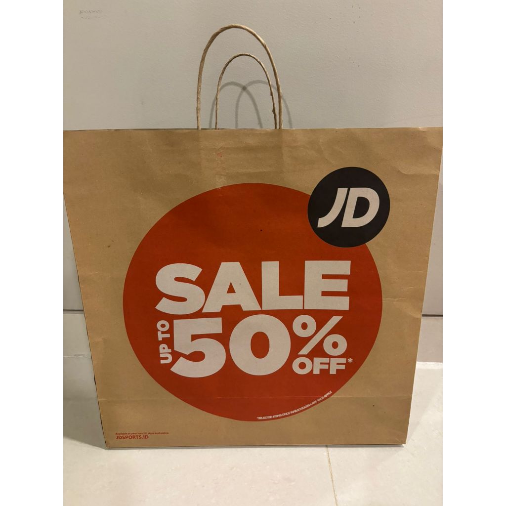 

Paperbag JD/paperbag sepatu dan tas
