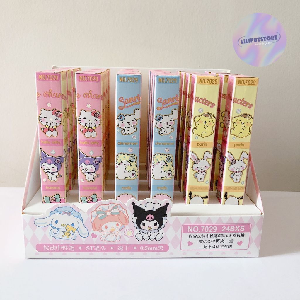 

Sanrio Blind Box Pen L Per Pcs Ketebalan 0.5mm