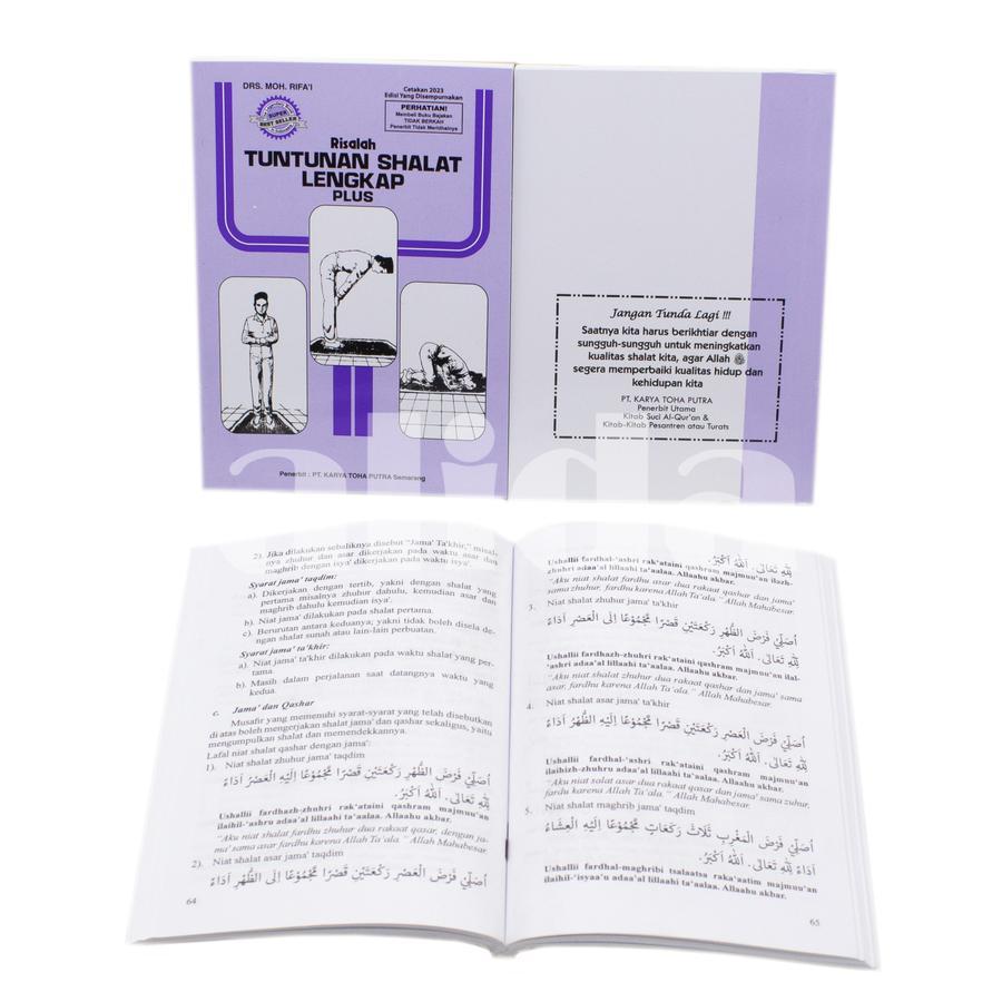 Buku Panduan Belajar Sholat HVS Tuntunan Shalat Lengkap -Toha