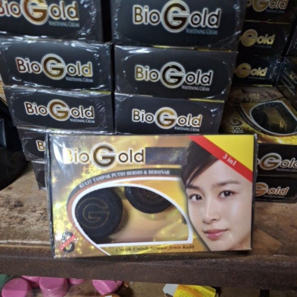 PAKET CREAM BIOGOLD 3IN1 original