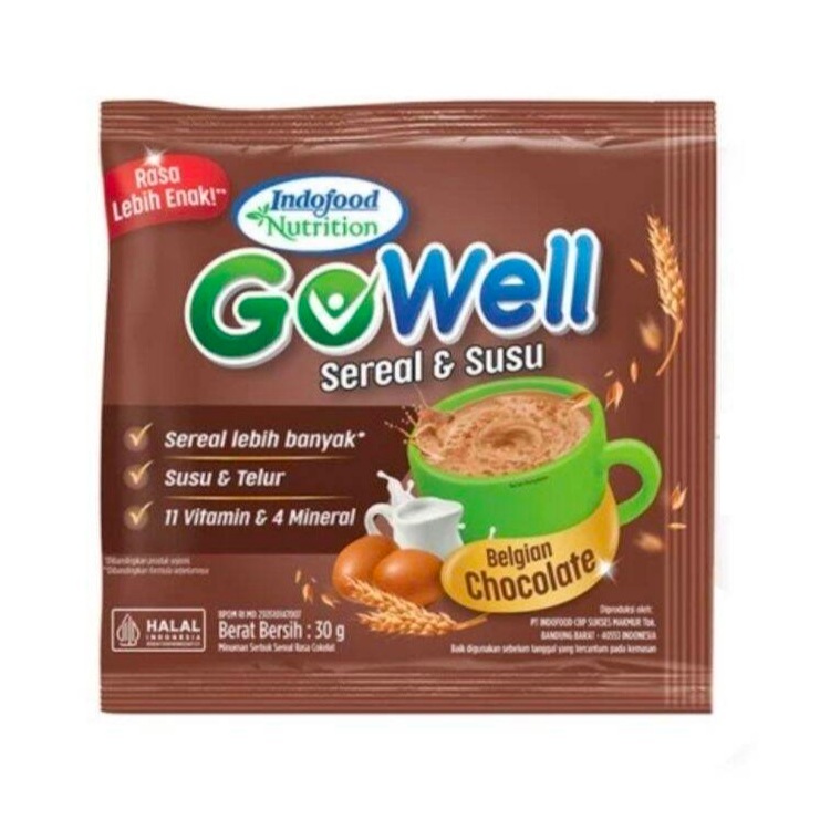 

gowell coklat chocolate 1 renteng (10 sachet)