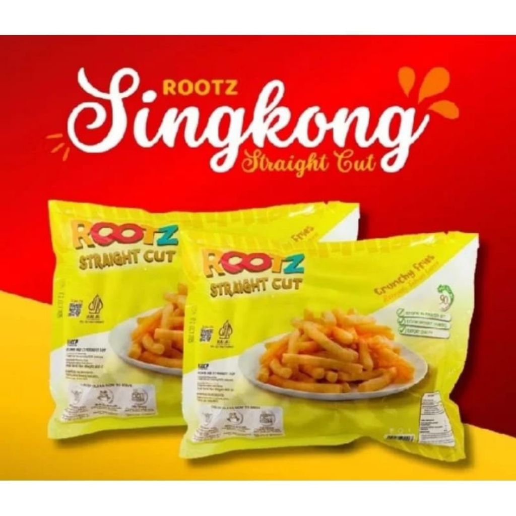 

Rootz singkong straight cut frozen