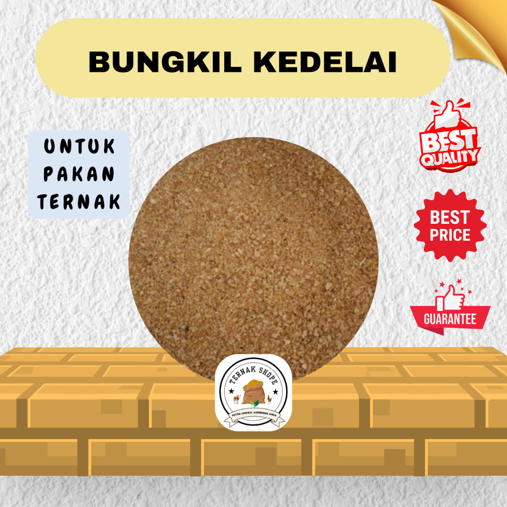 Soy Bean Meal (SBM) - Bungkil Kedelai - 1 Kg - Bahan Baku Pakan Ternak