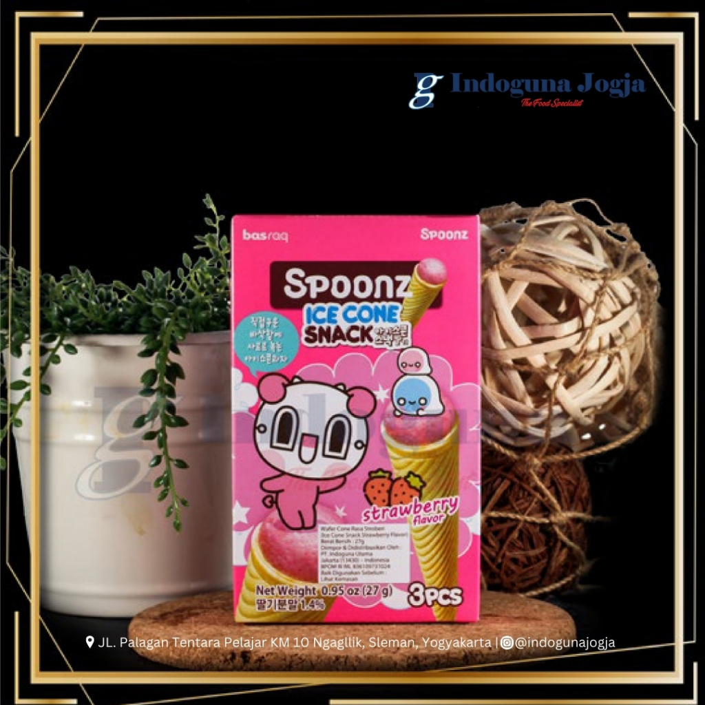 

SPOONZ ICE CONE SNACK STRAWBERRY