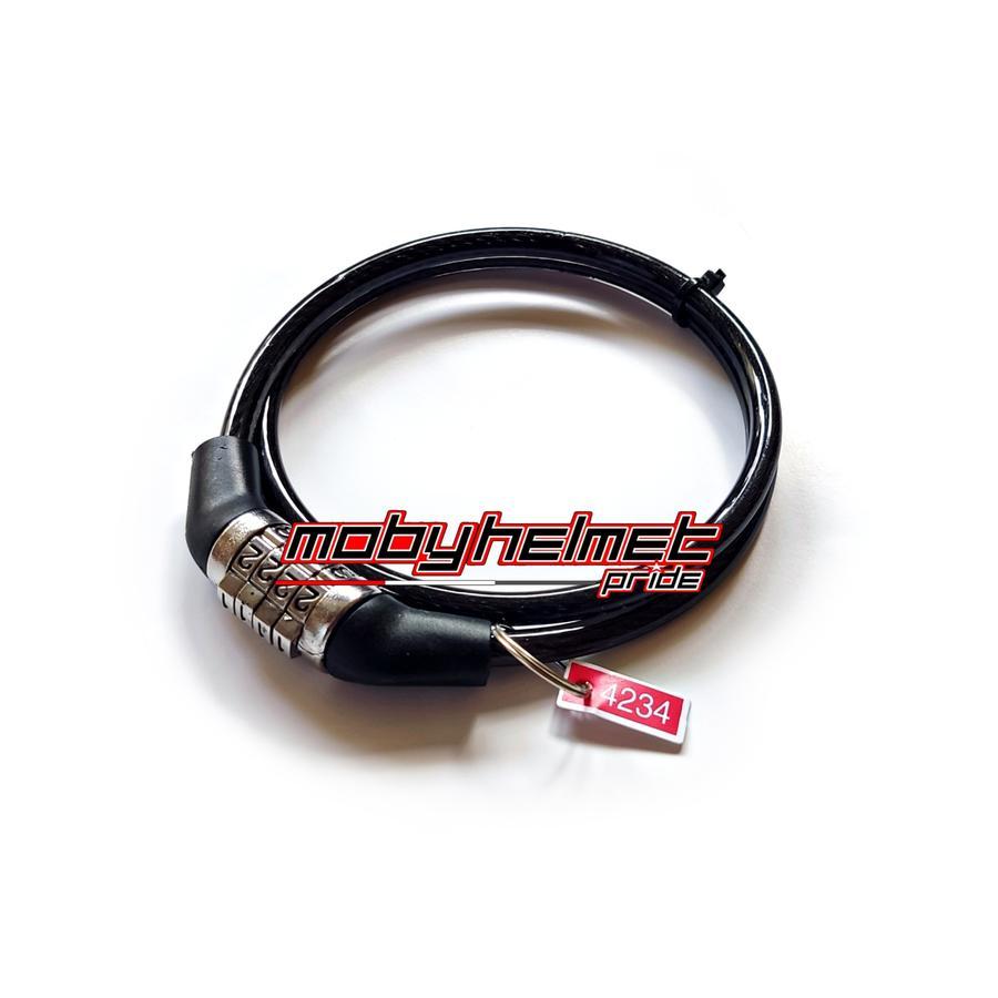 KYT Gembok Kunci Helm - Pengaman Helm - Wire Lock