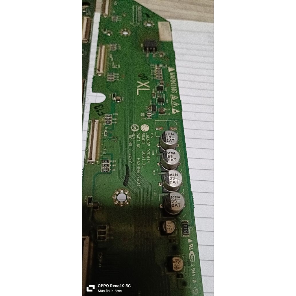 JUAL BUFER layar   BUVER TV LG 50PG20R - 50PG20 kondisi normal kak silahkan klik order aja k