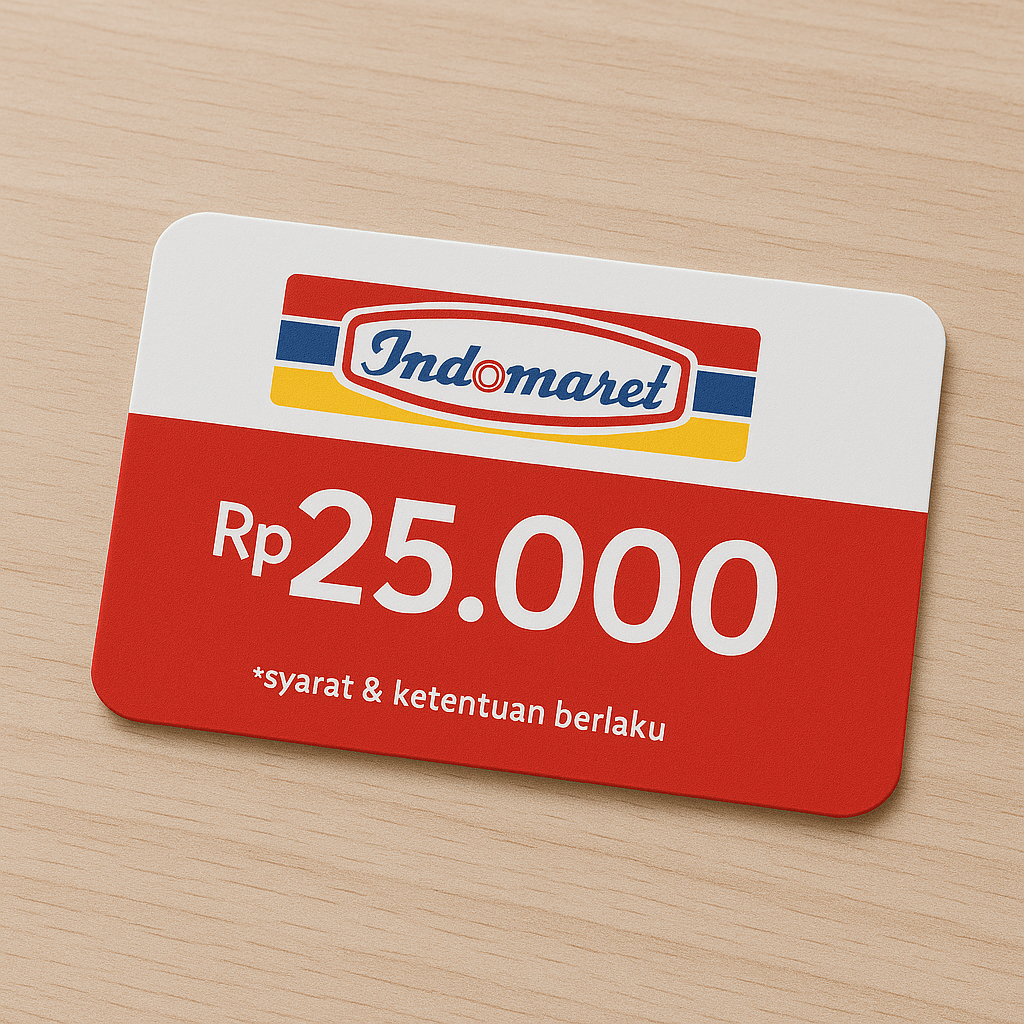 Voucher Indomaret 25.000 25Ribu 25K