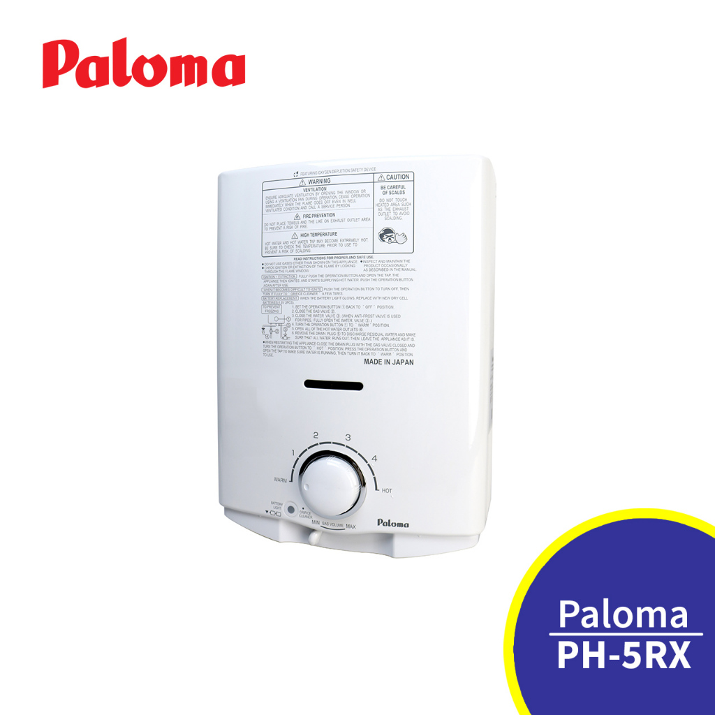 Water Heater Paloma PH 5 RX / Pemanas Air Paloma PH 5 RX / Paloma PH 5RX / Paloma PH5 RX / Paloma PH