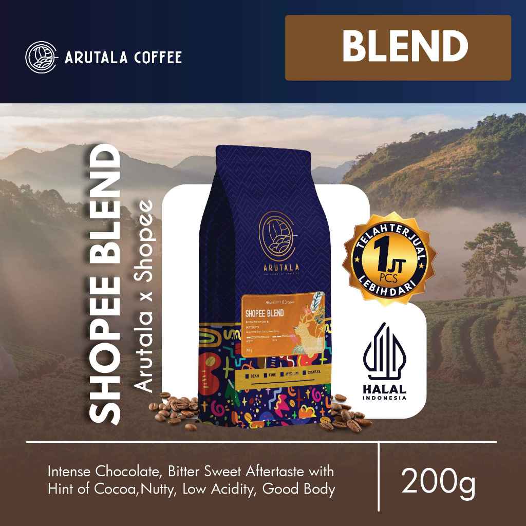 

ARUTALA x Shopee Blend Ideal For Kopi Susu 200gr