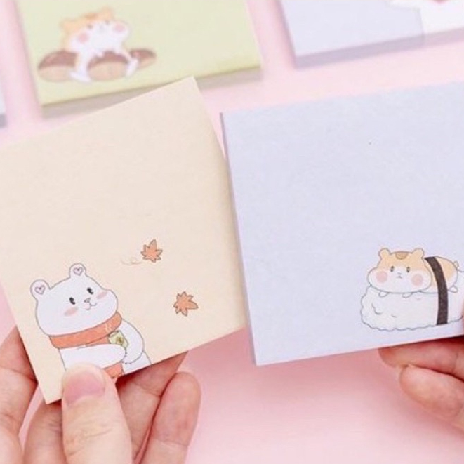 

Sticky Notes Hamster Series | Kiku Stuffs