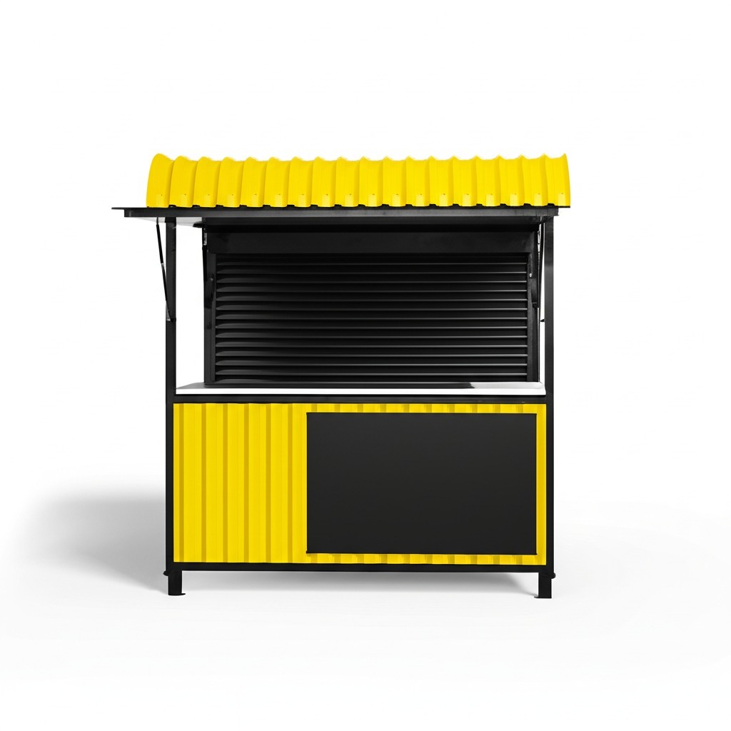 Container Booth Terbuka 2mx1,5m