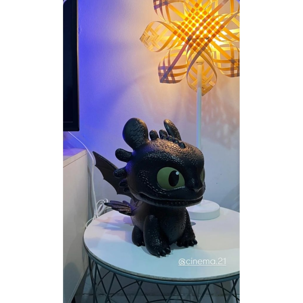 TUMBLER DRAGON CINEMA XXI - TOOTHLESS CINEMA XXI - HOW TO TRAIN YOUR DRAGON XXI - TEMPAT POPCORN TOO