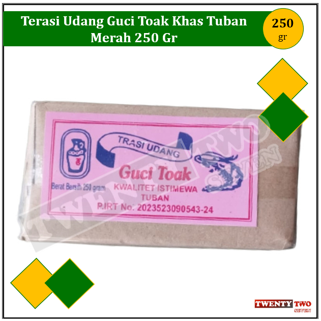 

[doz]|4X Guci Toak Trasi Merah 250 Gr