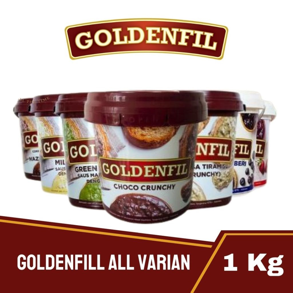 

Goldenfil Selai Coklat dan Buah 1 Kg All Varian Choco Crunchy Stroberi Blueberry Jam