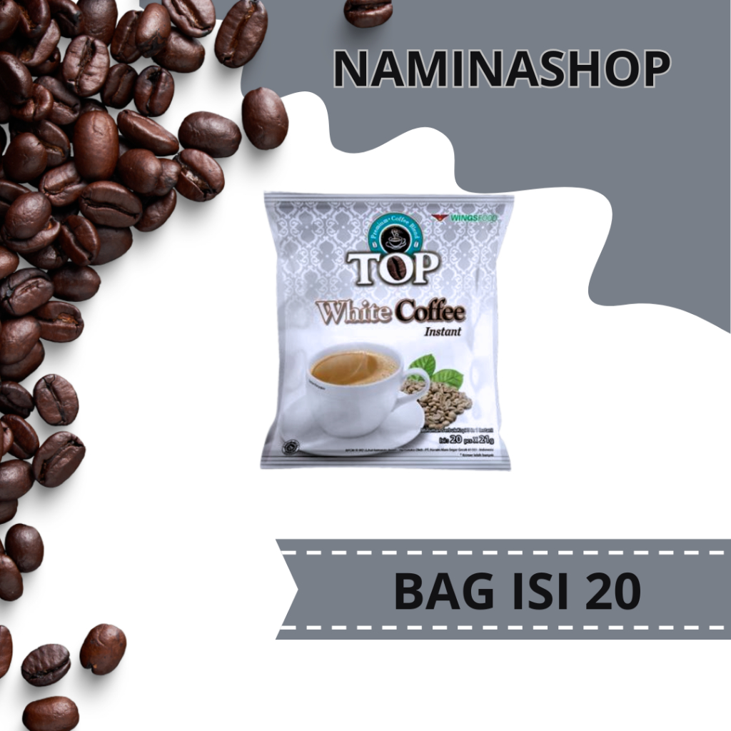 

TOP WHITE COFFEE INSTAN BAG 20x21g