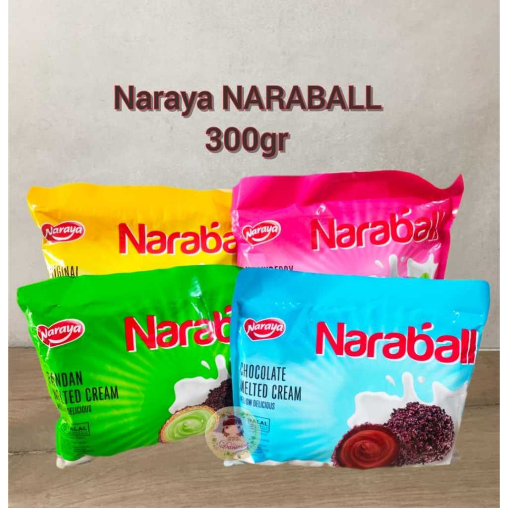 

Naraball naraya wafer ball melted cream 300 gr ( ds bgr )