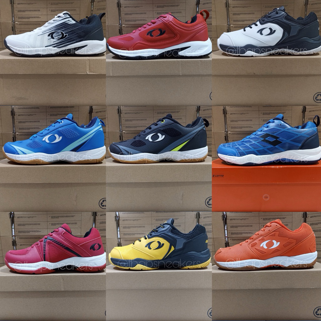 Sepatu Badminton Pria/Wanita Astec Lotto Original PT MAP Resmi