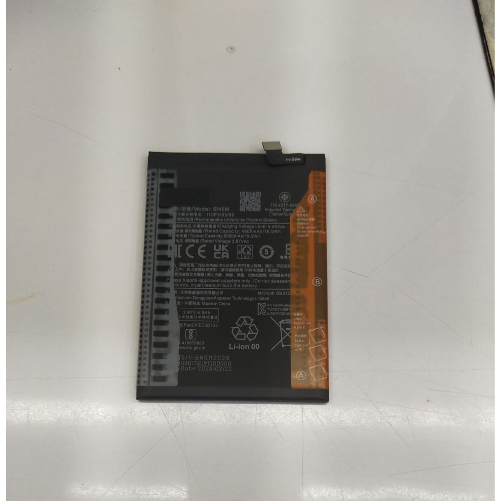 BATERAI XIAOMI NOTE 12 / BN 5M