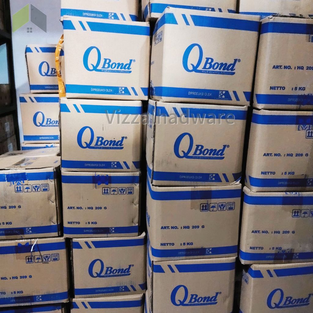 Lem Putih Q-Bond Berat 5 kg /Lem Serbaguna/Lem Kayu dan Kertas