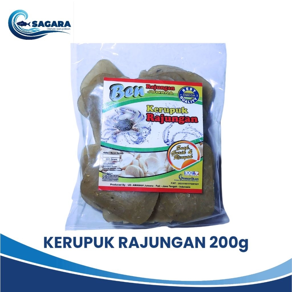 

Kerupuk Rajungan 200g Halal