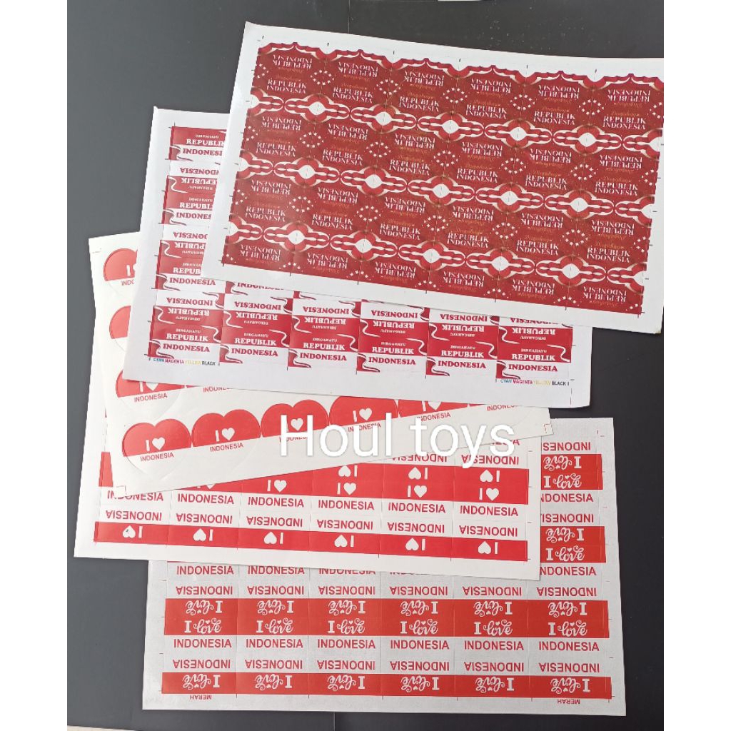 

10LEMBAR STIKER PIPI BENDERA MERAH PUTIH